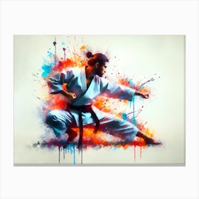 Karate 2 Canvas Print