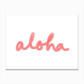 Aloha Canvas Print