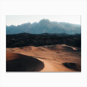 Sand Dunes In The Desert Canvas Print