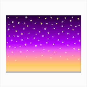 Night Starry Sky Canvas Print