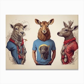 oh Deer Canvas Print
