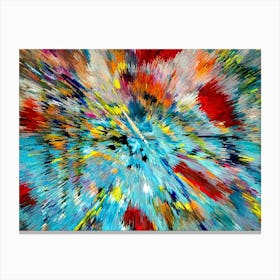 Acrylic Extruded Painting 472 Canvas Print