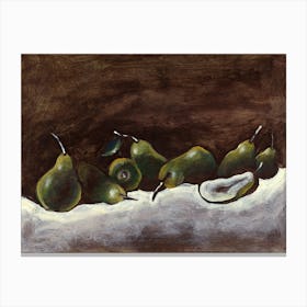 Seven and a half pears Canvas Print