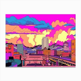 Birmingham Skyline 2 Canvas Print