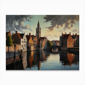 Bruges City 2 Canvas Print