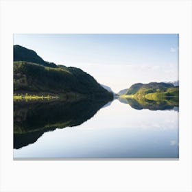 Reflection In A Lake Canvas Print