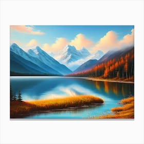 Mountain Lake 21 Canvas Print