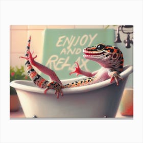 Enjoy And Relax Canvas Print