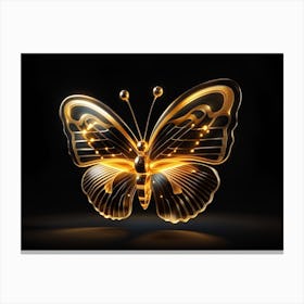 Golden Butterfly 98 Canvas Print