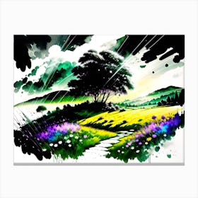 Landscape Painting 1 Canvas Print