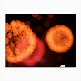 Fireworks Bokeh Canvas Print