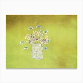 Flowers In A Vase 2 Canvas Print