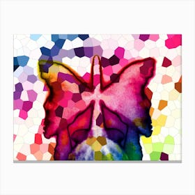 Butterfly Modern Art 1 Canvas Print