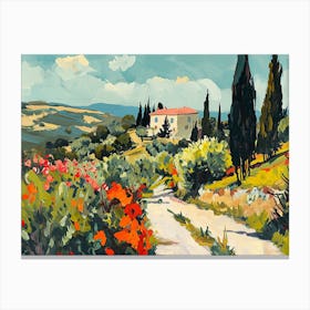 Provence - expressionism Canvas Print