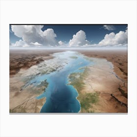 Climate Change Meteorology Perspective Canvas Print