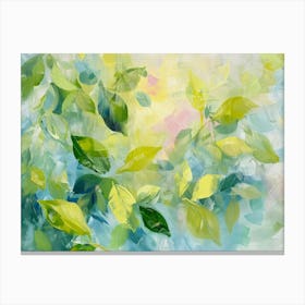 Abstract Of Leaves 5 Canvas Print