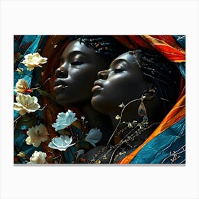 African People Fashion Art 13 Canvas Print