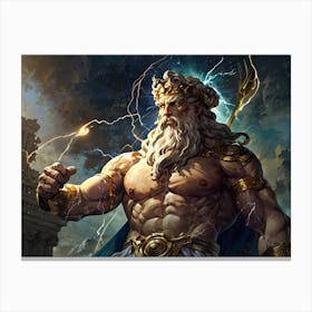 God Of Thunder 1 Canvas Print