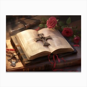 Book Of The Dead Canvas Print