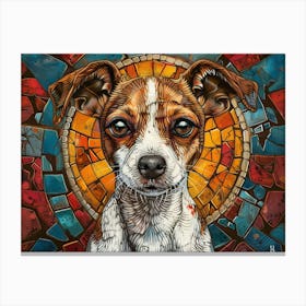 Jack Russell Terrier Fine Art Portrait 2 Canvas Print