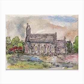 Lairg Church Of Scotland 1st Aug 2024 Canvas Print