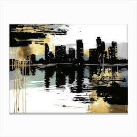 Los Angeles Skyline Canvas Print