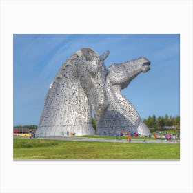 The Kelpies, Helix Park Falkirk , Scotland 956 Canvas Print