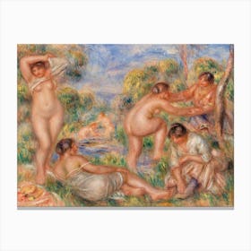 Bathing Group (1916), Pierre Auguste Renoir Canvas Print