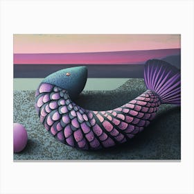 'Fish And Egg' Canvas Print