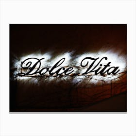 Dolce Vita Rome Italy Italia Italian photo photography art travel Canvas Print