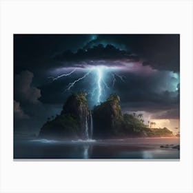Dynamic Tropical Thunderstorm Canvas Print