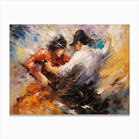 Flamenco Dancers Canvas Print