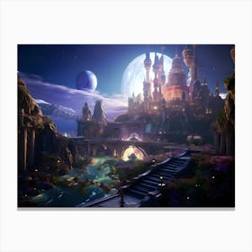 Fantasy Castle Canvas Print