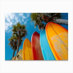 Colorful Surfboards 2 Canvas Print