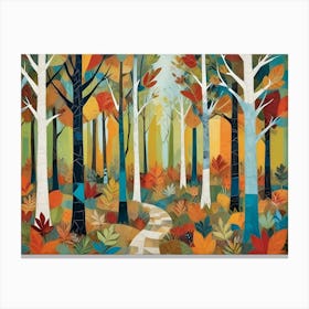 Forest Path Canvas Print