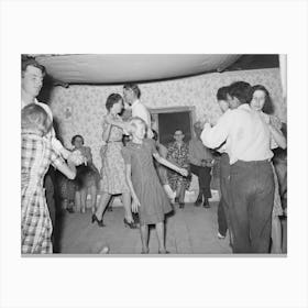 The Broom Dance At The Square Dance, Pie Town, New Mexico, The Extra Girl Or Man Dances Around With A Broom For A Canvas Print