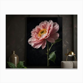 Pink Peony Canvas Print