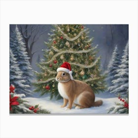 Christmas Animals 23 Canvas Print