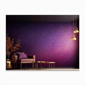 Autumn Themed Business Wallpaper Showcasing A Gradient Of Pink To Purple With A Splash Of Colorful (3) Canvas Print