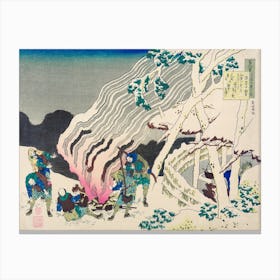 Minamoto No Muneyuki Ason, Katsushika Hokusai Canvas Print