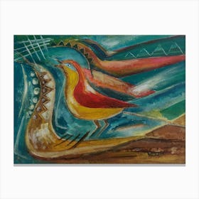 Nature On The Wall, Exotic Bird Canvas Print