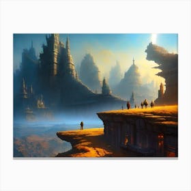 Fantasy City Canvas Print