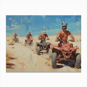 Four Wheelers Of The Apocalypse 2 Fy H Canvas Print