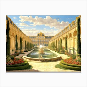 The Gardens Of Versailles Canvas Print