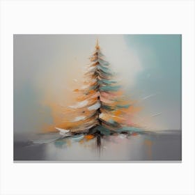 Abstract Christmas Tree 7 Canvas Print