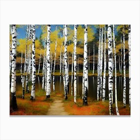 Birch Trees 41 Canvas Print