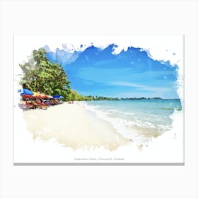 Independence Beach, Sihanoukville, Cambodia Canvas Print
