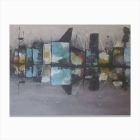 Abstract cityscape Canvas Print