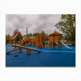 Playground In The Park Canvas Print