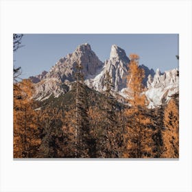 Autumn Mountain View Canvas Print